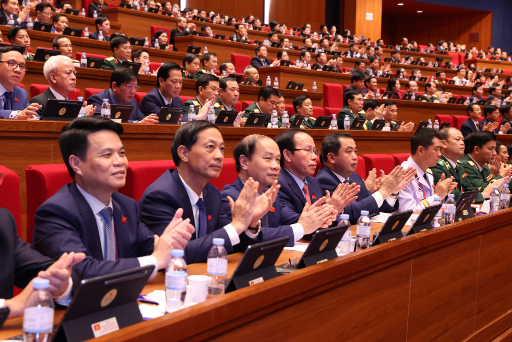 Các đại biểu tham dự Đại hội đại biểu toàn quốc lần thứ XIV của Đảng