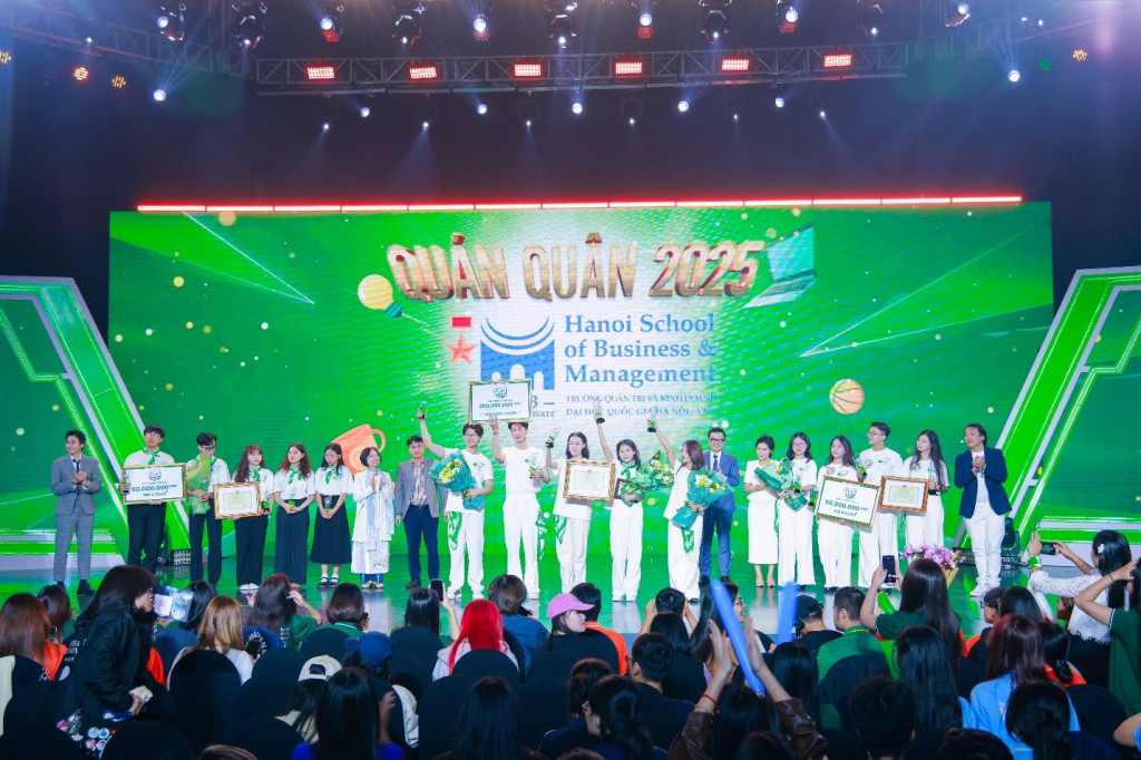 Quán quân đội sinh viên đến từ Trường Quản trị và Kinh doanh - Đại học Quốc gia Hà Nội

