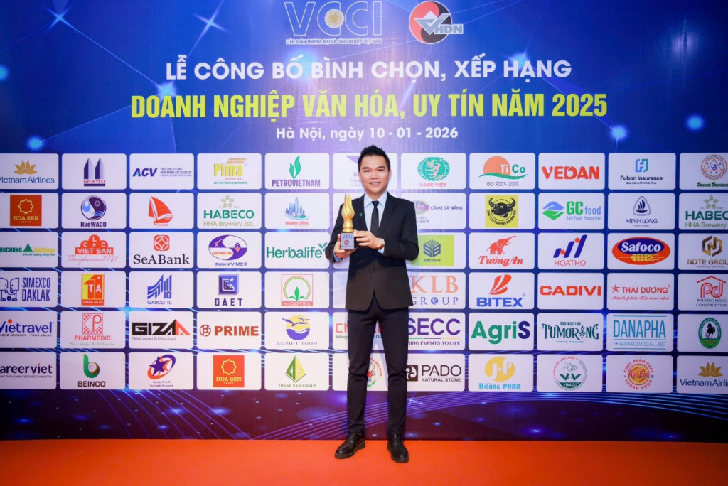 Herbalife được vinh danh tại Doanh nghiệp Văn hóa, Uy tín năm 2025 tại Hà Nội