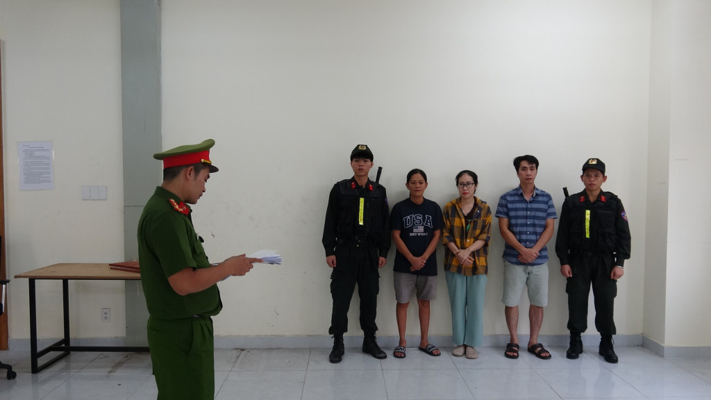 Các đối tượng bị khởi tố (Ảnh: Công an TP. Hồ Chí Minh)