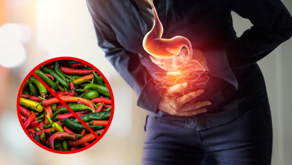 Người bị đau dạ dày không nên ăn quá nhiều ớt (Ảnh: Sưu tầm)