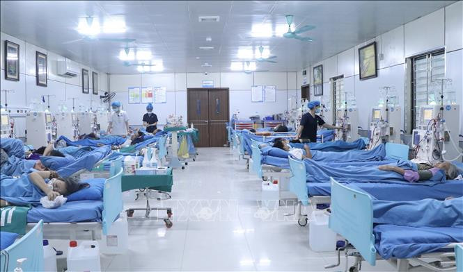 Bệnh nhân chạy thận nhân tạo tại Bệnh viện Đa khoa Hùng Vương, tỉnh Phú Thọ (Ảnh minh họa: Nguyễn Thảo/TTXVN)