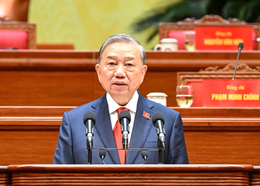 Tổng Bí thư Tô Lâm: Đảng muốn lãnh đạo lâu dài thì phải luôn tự hoàn thiện, tự làm mới, giữ vững bản chất cách mạng và tính tiên phong (Ảnh: TL)