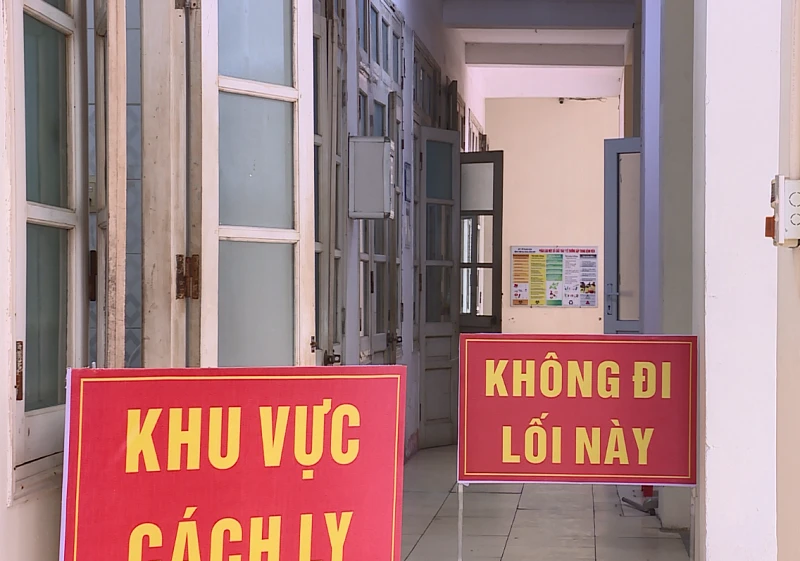 Bệnh viện Đa khoa Sầm Sơn chuẩn bị khu vực cách ly để ứng phó với tình huống có ca mắc hoặc nghi mắc bệnh do virus Nipah (Ảnh: Thùy Dung)