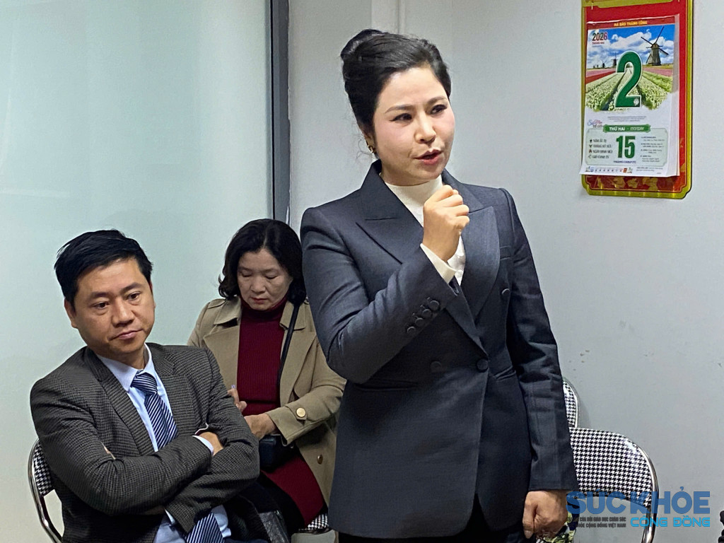 Bà Vũ Thị Thanh Loan, LCH Chăm sóc sức khỏe và Spa thẩm mỹ miền Bắc phát biểu