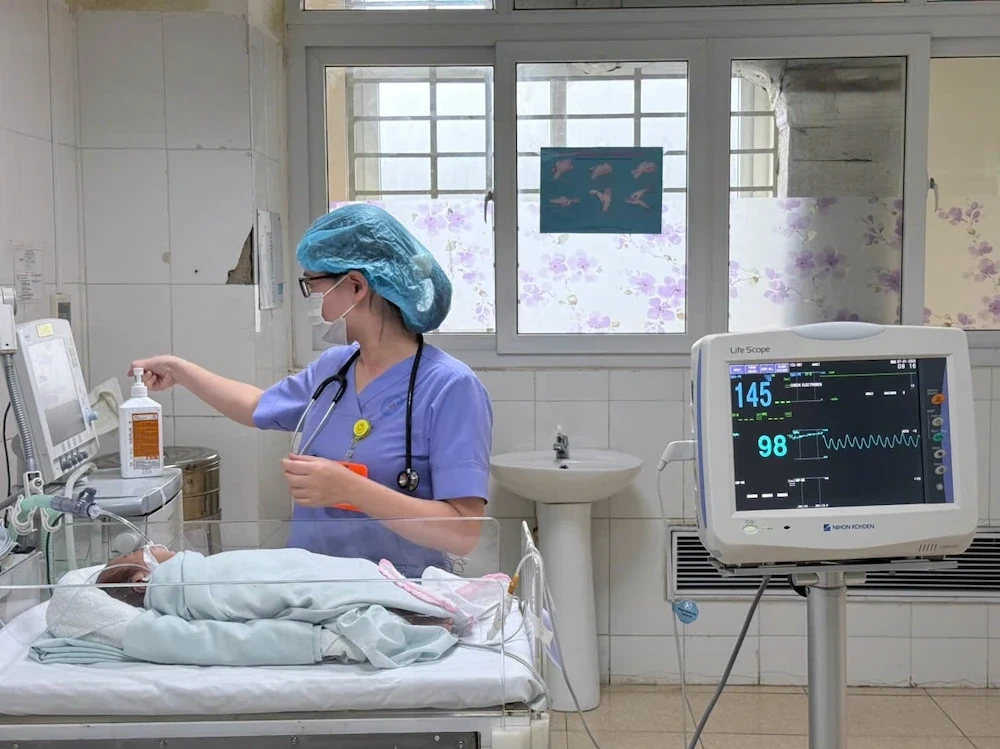 Bệnh viện Nhi Thanh Hóa chủ động điều kiện chăm sóc bệnh nhân tốt nhất (Ảnh: Tô Hà)