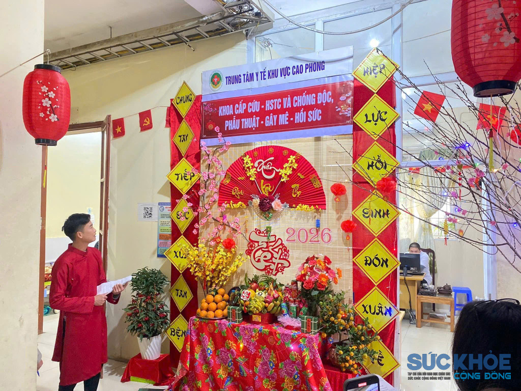 Không gian trương bầy của các khoa phòng ( ảnh: ĐT)