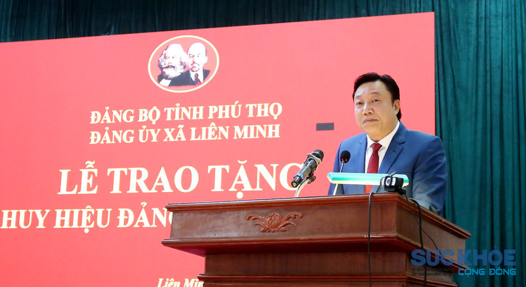 Phó Chủ tịch UBND tỉnh Nguyễn Huy Ngọc phát biểu tại buổi lễ (ảnh: ĐT)