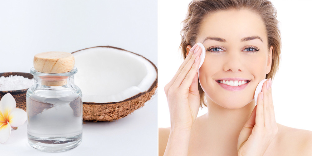 Dầu dừa có thể làm sạch lớp trang điểm hiệu quả, nhưng không phải là lựa chọn phù hợp với mọi loại da, đặc biệt là da dầu và da dễ nổi mụn. (Ảnh: Sưu tầm)