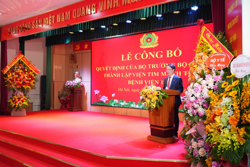 GS.TS.BS Phạm Mạnh Hùng phát biểu nhận nhiệm vụ mới (Ảnh: TL)