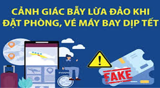 Các đối tượng lợi dụng nhu cầu đi lại, du lịch, thăm thân của người dân trong dịp Tết Nguyên đán 2026 để thực hiện hành vi lừa đảo, chiếm đoạt tài sản thông qua hình thức mua, bán vé tàu, vé xe, vé máy bay và đặt phòng khách sạn giả (Ảnh: TL)