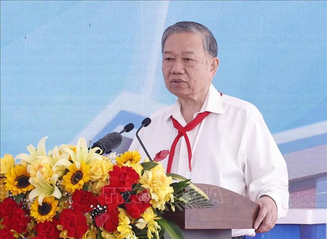 Tổng Bí thư Tô Lâm phát biểu chỉ đạo (Ảnh: TTXVN)