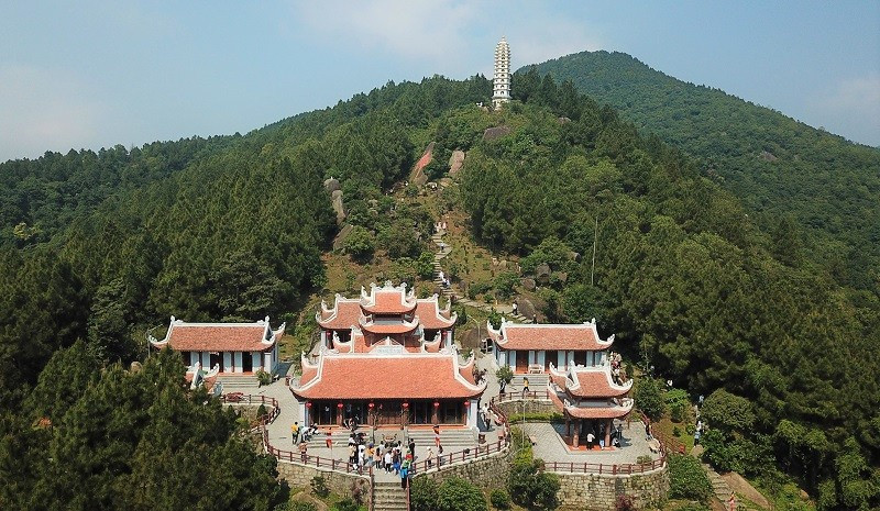 Toàn cảnh chùa Hương từ trên xuống