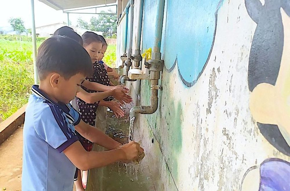 Cần rửa tay với xà phòng hoặc dung dịch sát khuẩn sau khi tiếp xúc với động vật để phòng bệnh do virus Nipah (Ảnh minh họa)