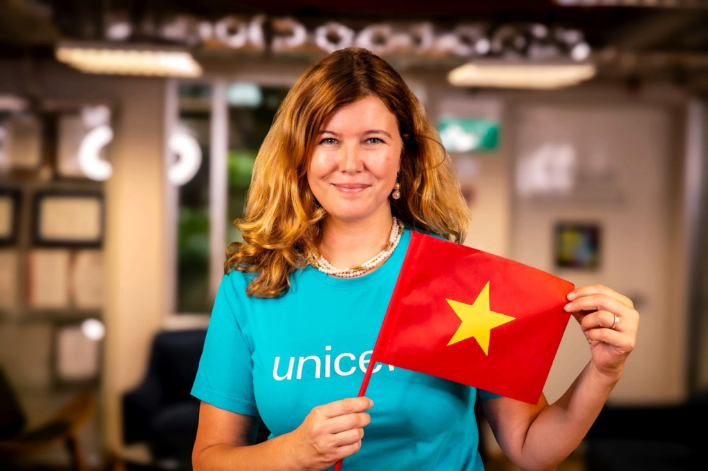 Trưởng Đại diện UNICEF tại Việt Nam Silvia Danailov (Ảnh: unicef)