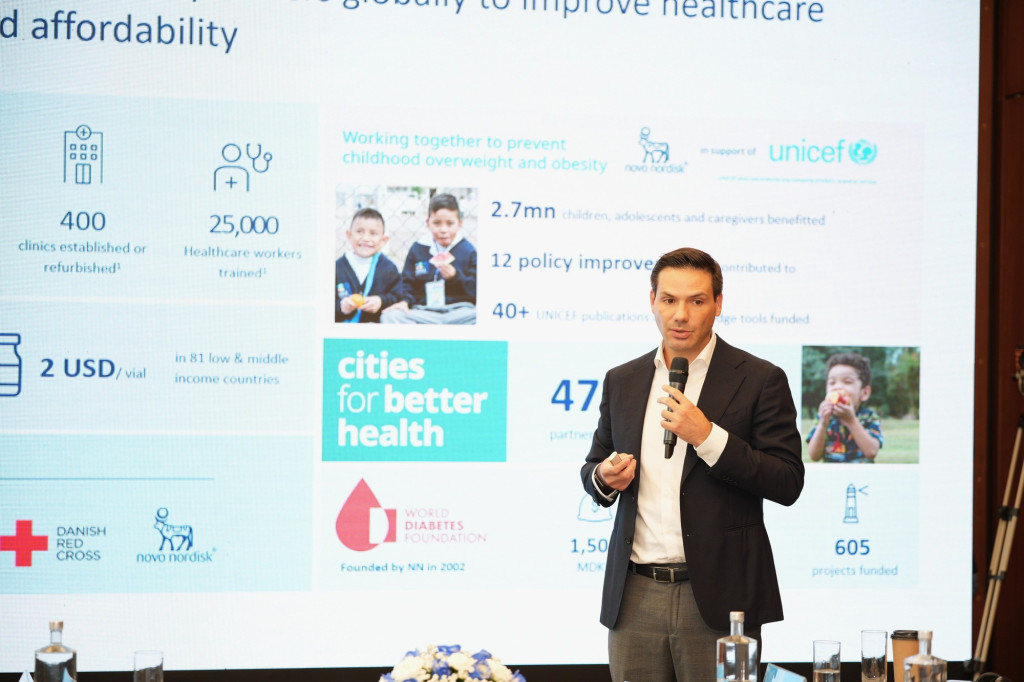Ông Erik Wiebols: Novo Nordisk cam kết đồng hành cùng Việt Nam trên hành trình đẩy lùi bệnh tăng cân, béo phì vì sức khỏe người dân