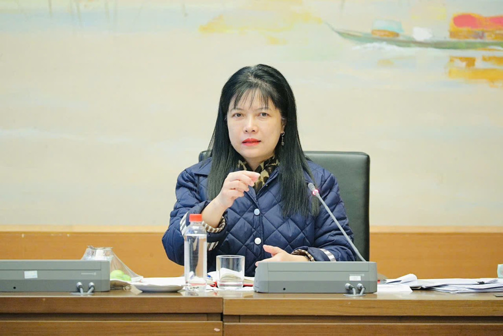 Bà Tạ Thị Yên chia sẻ ngay tại kỳ họp đầu tiên này, ngoài công tác nhân sự, Quốc hội sẽ bắt tay ngay vào các nội dung xây dựng pháp luật để đưa Nghị quyết của Đảng vào cuộc sống một cách nhanh nhất (Ảnh: Vietnam+)