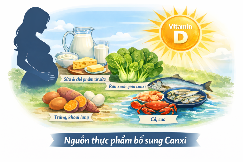 Bổ sung canxi được xem là một chiến lược có hiệu quả về chi phí nhằm giảm thiểu các hậu quả bất lợi do thiếu canxi trong thai kỳ.