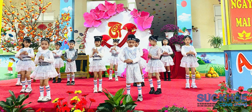 Hoạt động của trẻ Trường mầm non Phong Châu ( ảnh: TL)