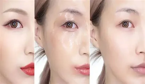 Nhũ hóa dầu tẩy trang với nước ấm là bước quan trọng giúp cuốn trôi tạp chất và tránh tình trạng da bị nhờn rít sau khi làm sạch. (Ảnh: Sưu tầm)