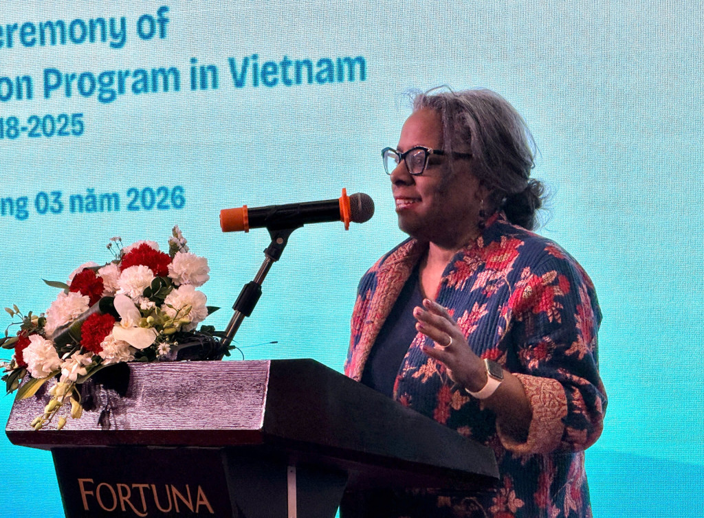 Chủ tịch và Giám đốc Điều hành của tổ chức Campaign for Tobacco-Free Kids Yolonda Richardson (Ảnh: Hải Yến)