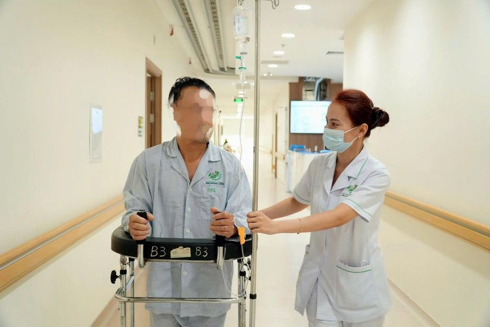Sau phẫu thuật, bệnh nhân hồi phục tốt, chức năng gan ổn định (Ảnh BVCC)