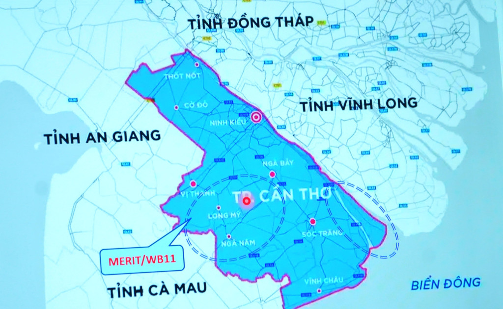 Vị trí thực hiện dự án tại TP. Cần Thơ (Ảnh: TL)