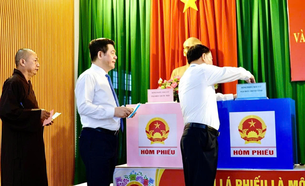 Cử tri tỉnh Gia Lai tham gia cuộc bầu cử đại biểu Quốc hội khóa XVI và đại biểu HĐND các cấp nhiệm kỳ 2026-2031