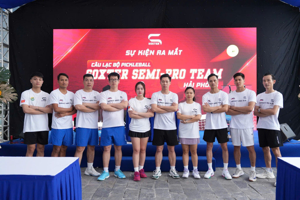 Đội hình CLB Pickleball Soxter Semi-Pro Hải Phòng (Ảnh: BTC)