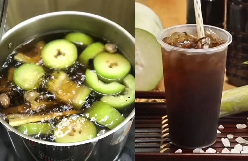 Trà bí đao tươi (Ảnh: Sưu tầm)