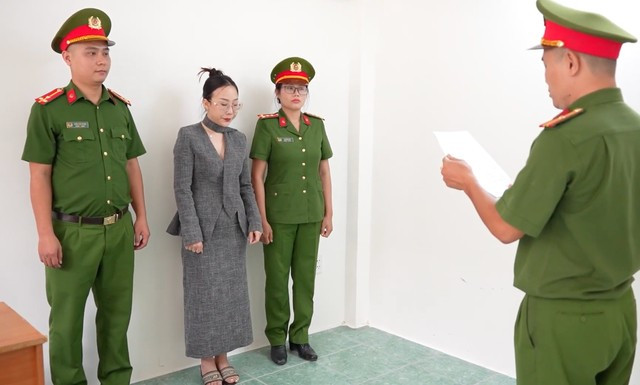 Đối tượng Lê Thị Thanh Giang (SN 2001). Ảnh: CACC