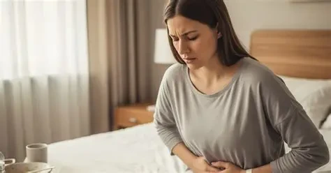Chườm ấm và vận động nhẹ giúp giảm đau dạ con hiệu quả. (Ảnh: Sưu tầm)
