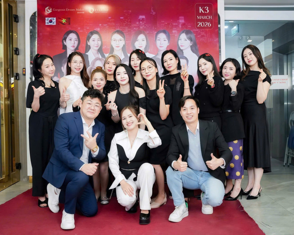 Master Thu Trang tích cực kết nối và hợp tác cùng các chuyên gia quốc tế, đặc biệt từ Hàn Quốc, nhằm thúc đẩy chuyển giao công nghệ và chuẩn hóa đào tạo ngành thẩm mỹ (Ảnh: PV)