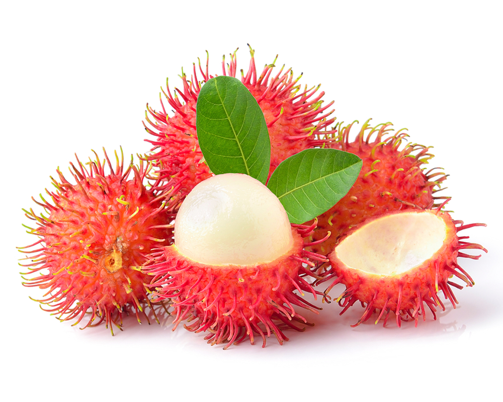 Chôm chôm cung cấp chất xơ hỗ trợ hệ tiêu hóa (Ảnh: Sưu tầm)