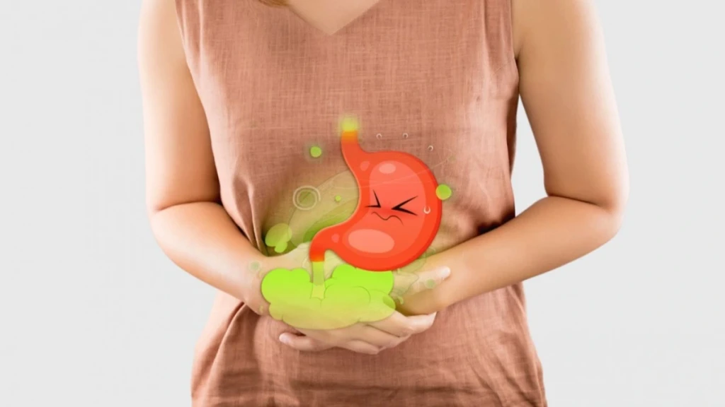 Ăn quá nhiều chất xơ có thể gây chướng bụng (Ảnh: Sưu tầm)