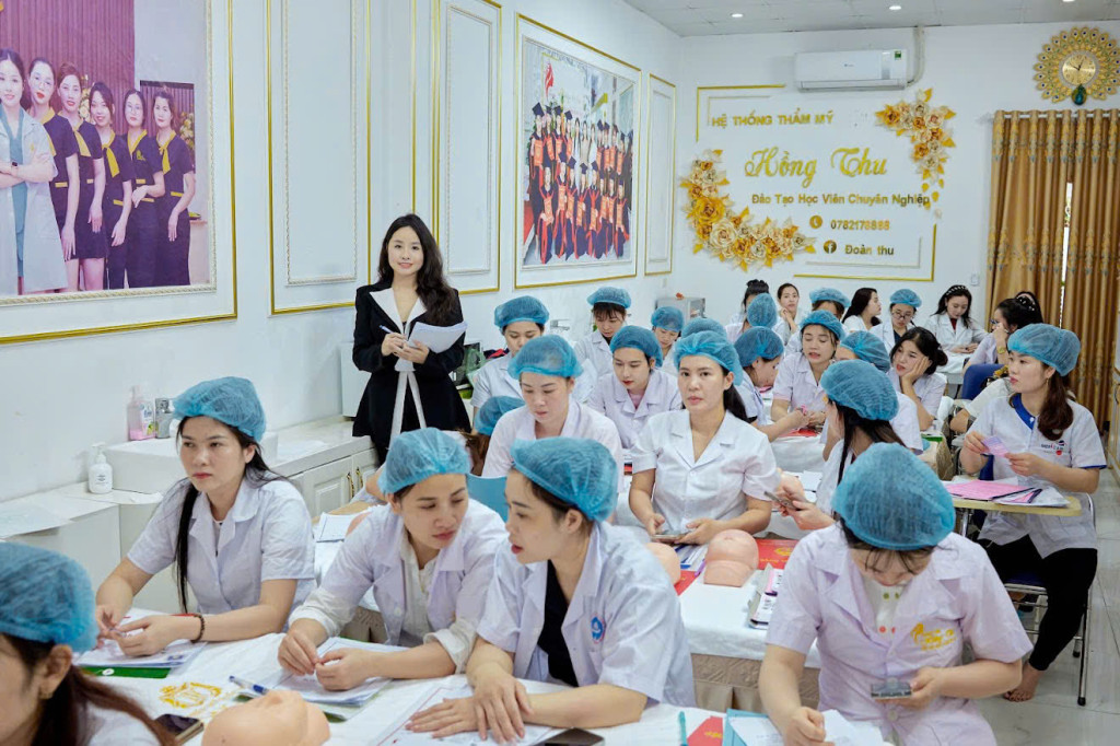 Hệ thống Thẩm mỹ Quốc tế Hồng Thu phát triển theo hướng chuyên sâu chăm sóc da và cá nhân hóa dịch vụ (Ảnh: PV)