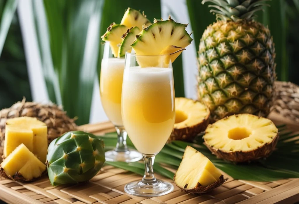 Nước ép dứa giàu vitamin C và enzyme có thể hỗ trợ làm dịu triệu chứng cảm nhẹ (Ảnh: Sưu tầm)