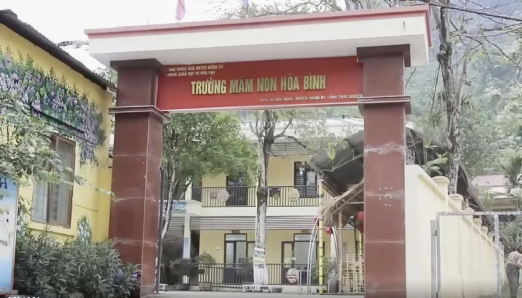 Trường Mầm non Hòa Bình (Ảnh: TL)