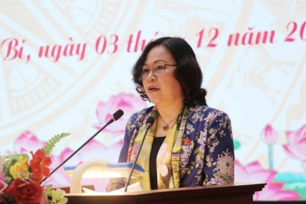 Bà Ngô Thị Minh - Nguyên Thứ trưởng Bộ Giáo dục và Đào tạo