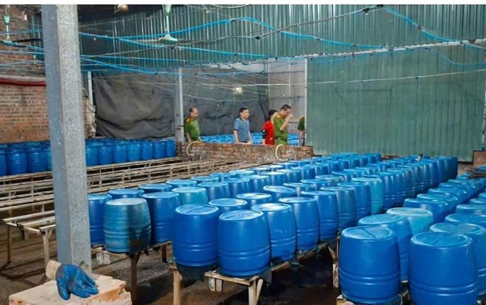 Khu vực ngâm ủ giá đỗ của Chu Thị Hòa (Ảnh: TL)