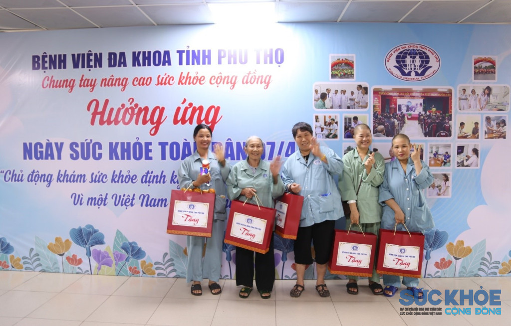 Niềm vui của các bệnh nhân hưởng ứng ngày sức khỏe toàn dân(ảnh: TL)