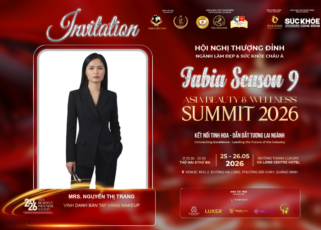 Mrs. Nguyễn Thị Trang quyết định tham gia tranh tài tại bộ môn Makeup trong khuôn khổ Hội nghị Thượng đỉnh Ngành Làm đẹp & Sức khỏe Châu Á lần thứ 9 (Ảnh: NVCC)