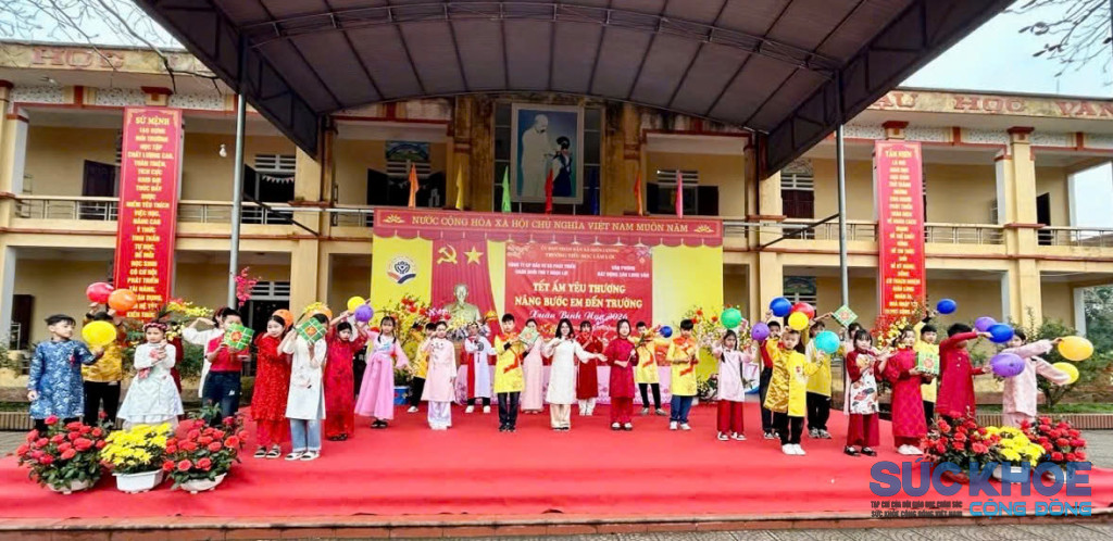 Hoạt động của các em học sinh trường tiểu học Lâm Lợi (ảnh: TL)
