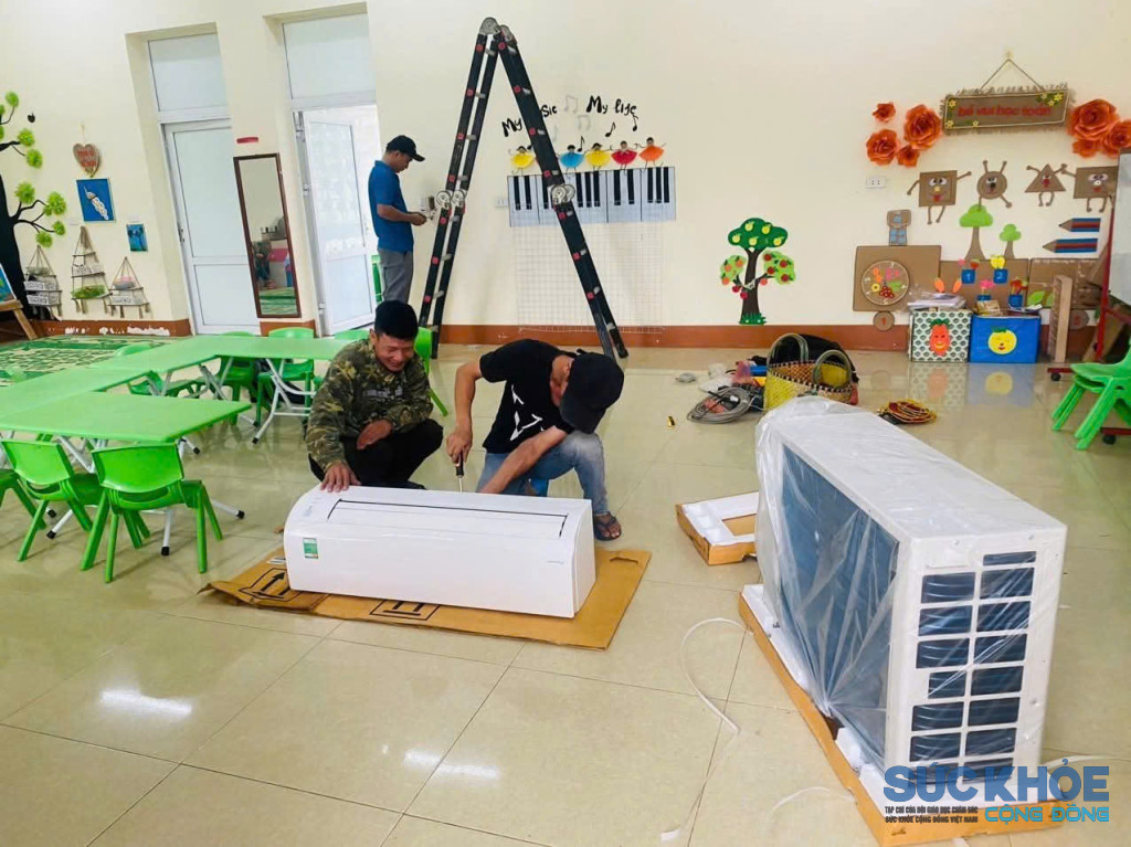 Hệ thống điều hòa cũng được cá nhân ủng hộ xã hội hóa (ảnh :TL)
