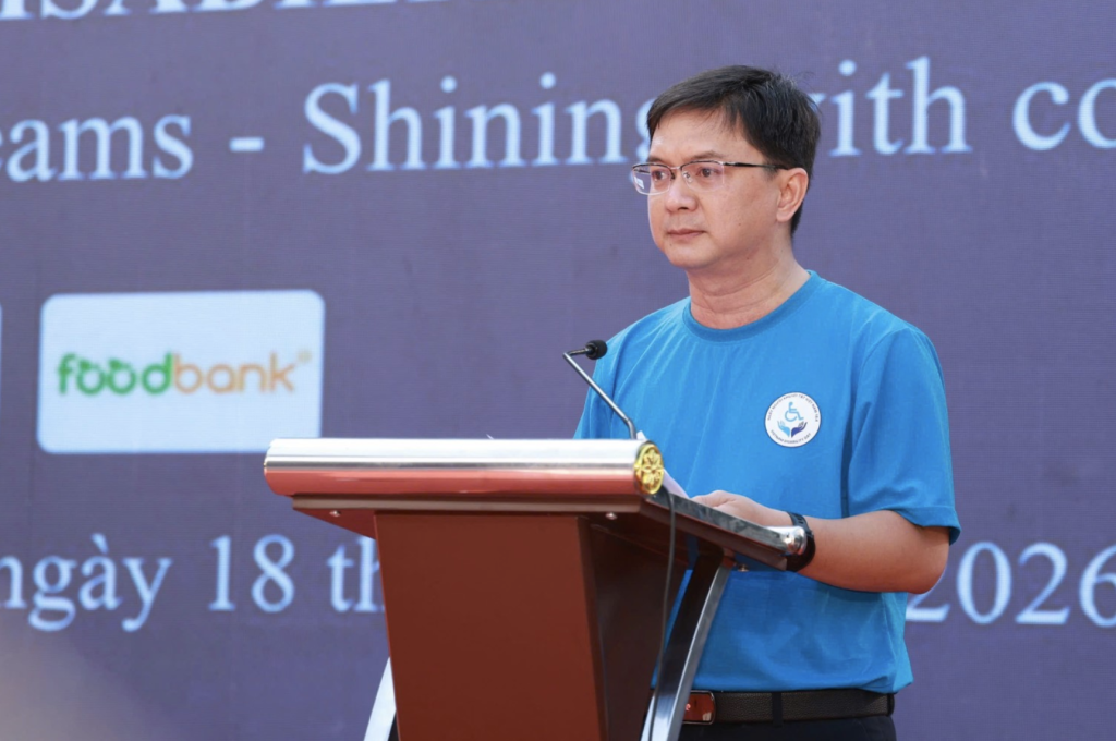 Phó Chủ tịch UBND TP. Hồ Chí Minh Nguyễn Mạnh Cường phát biểu tại lễ kỷ niệm (Ảnh: Bộ Y tế)