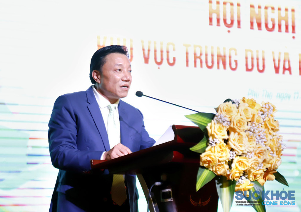 Nguyễn Huy Ngọc. Phó Chủ tịch UBND tỉnh phát biểu tại hội nghị  (ảnh:ĐT)