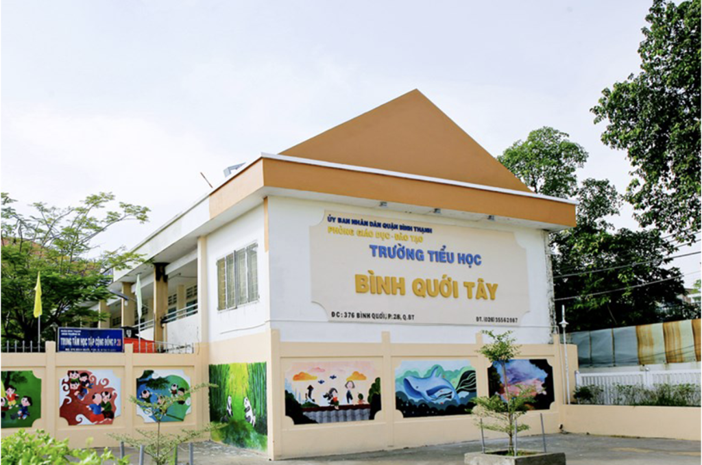 Nơi xảy ra vụ việc. Ảnh: Trường Tiểu học Bình Quới Tây (Ảnh: TL)