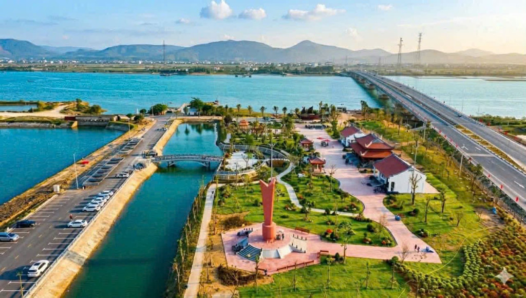 Không gian 2,8ha của di tích Bến phà Gianh được xây dựng chỉ sau hơn 60 ngày thi công khẩn trương và nỗ lực