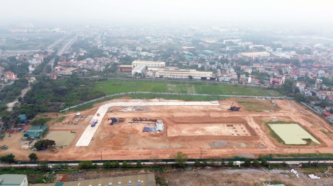 Công trường thi công dự án (Ảnh: TL)