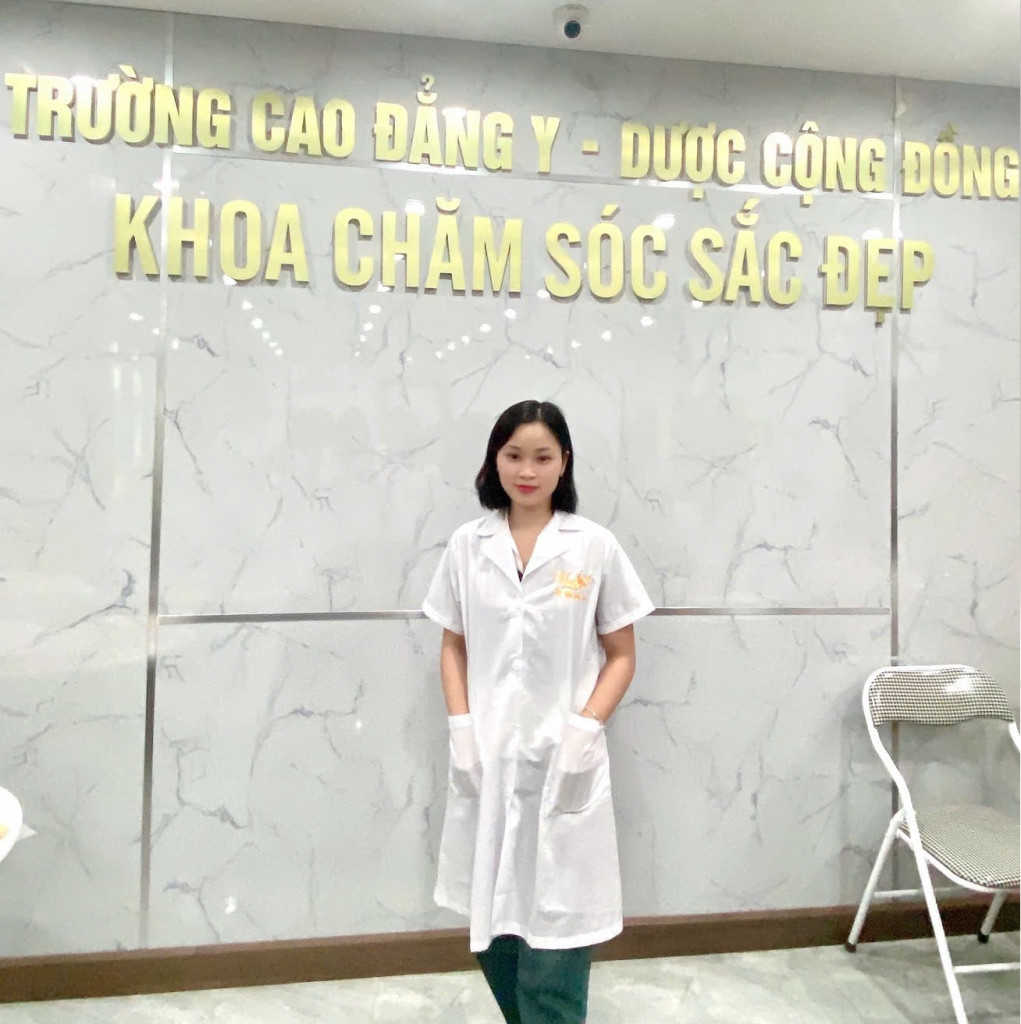 Trần Thị Hà – chuyên gia được đào tạo bài bản trong lĩnh vực chăm sóc sắc đẹp (Ảnh: BTC)